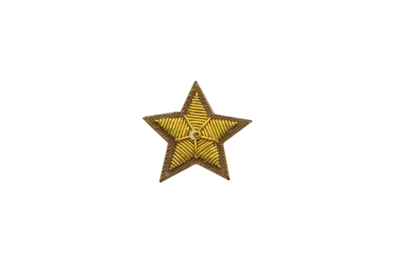 2 PC CSA BROWN COLLAR STAR INSIGNIA